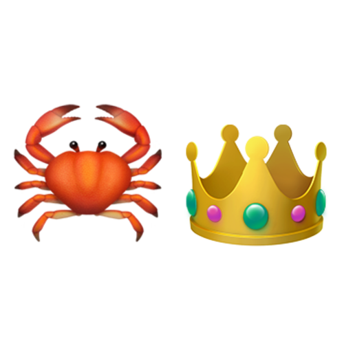 🦀👑 Emoji Domain iOS rendering